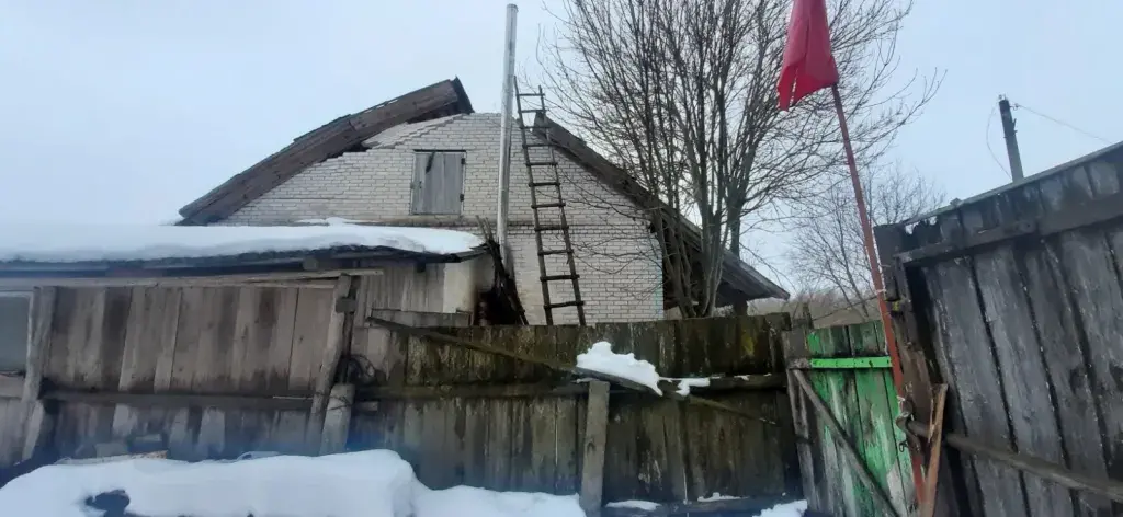 Под тяжестью снега в Могилевской области обрушились крыши двух домов