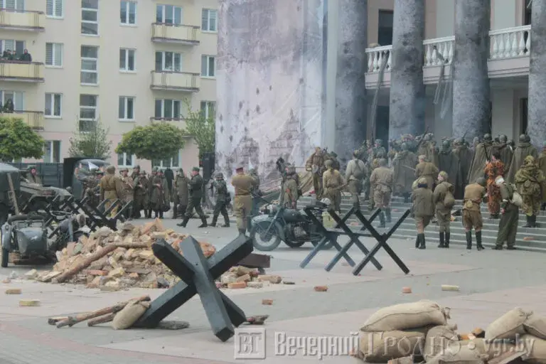 У Гродне адбыўся “штурм Рэйхстага”