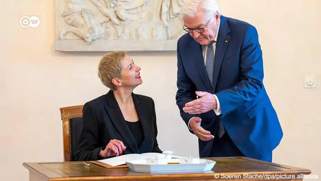 Марыя Калеснікава сустрэлася з прэзідэнтам Германіі