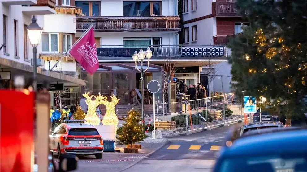 На навагоднім свяце на швейцарскім курорце прагрымеў выбух