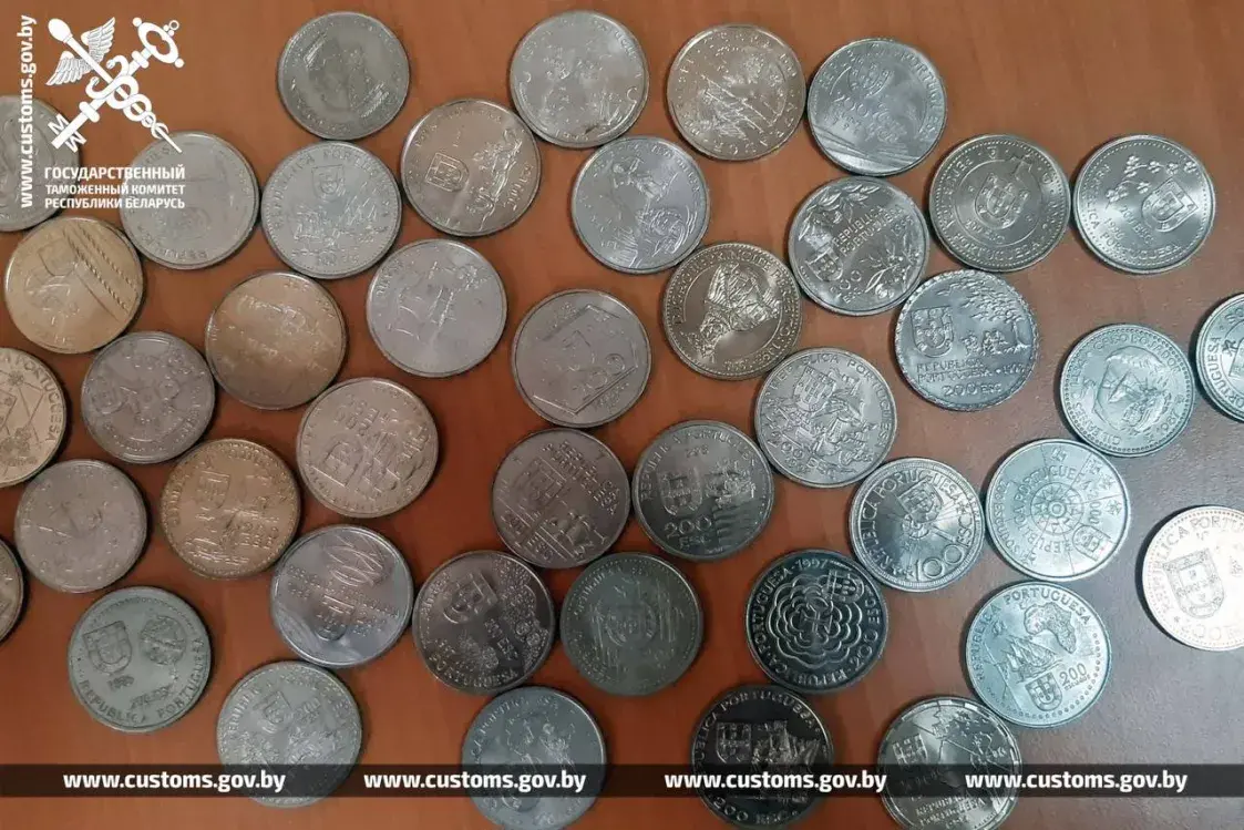 Беларус вёз кантрабандай больш за 65 тысяч манет