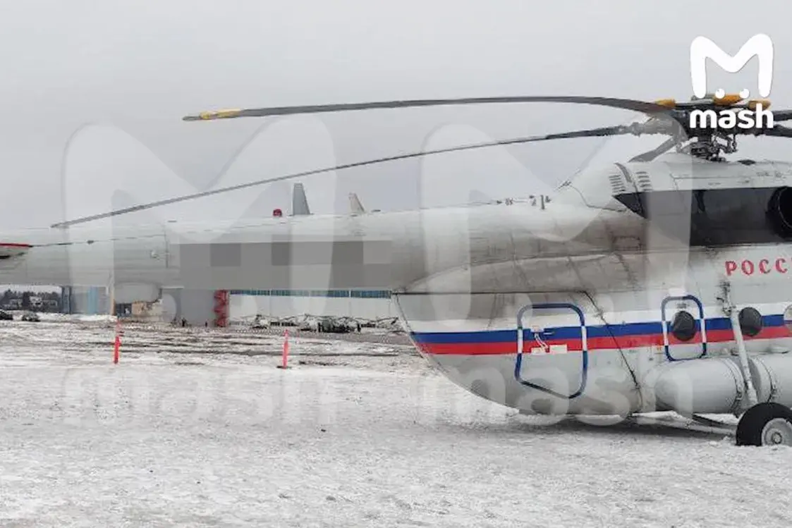 Здарэнне з верталётам, які перавозіць першых асоб Расіі