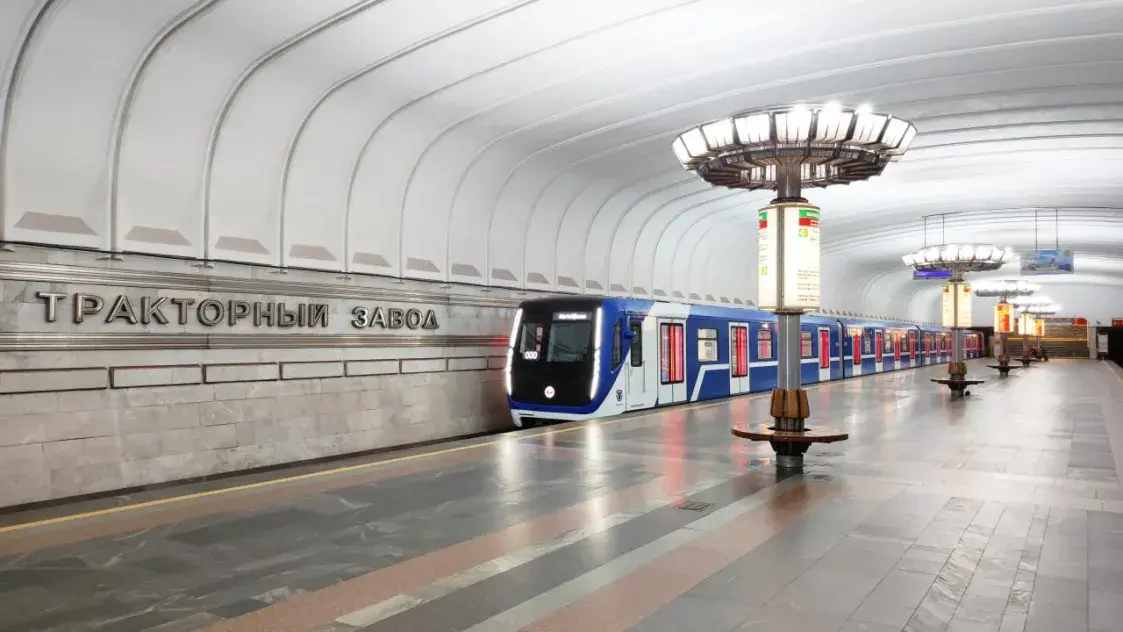 В Минск доставили второй российский поезд для метро