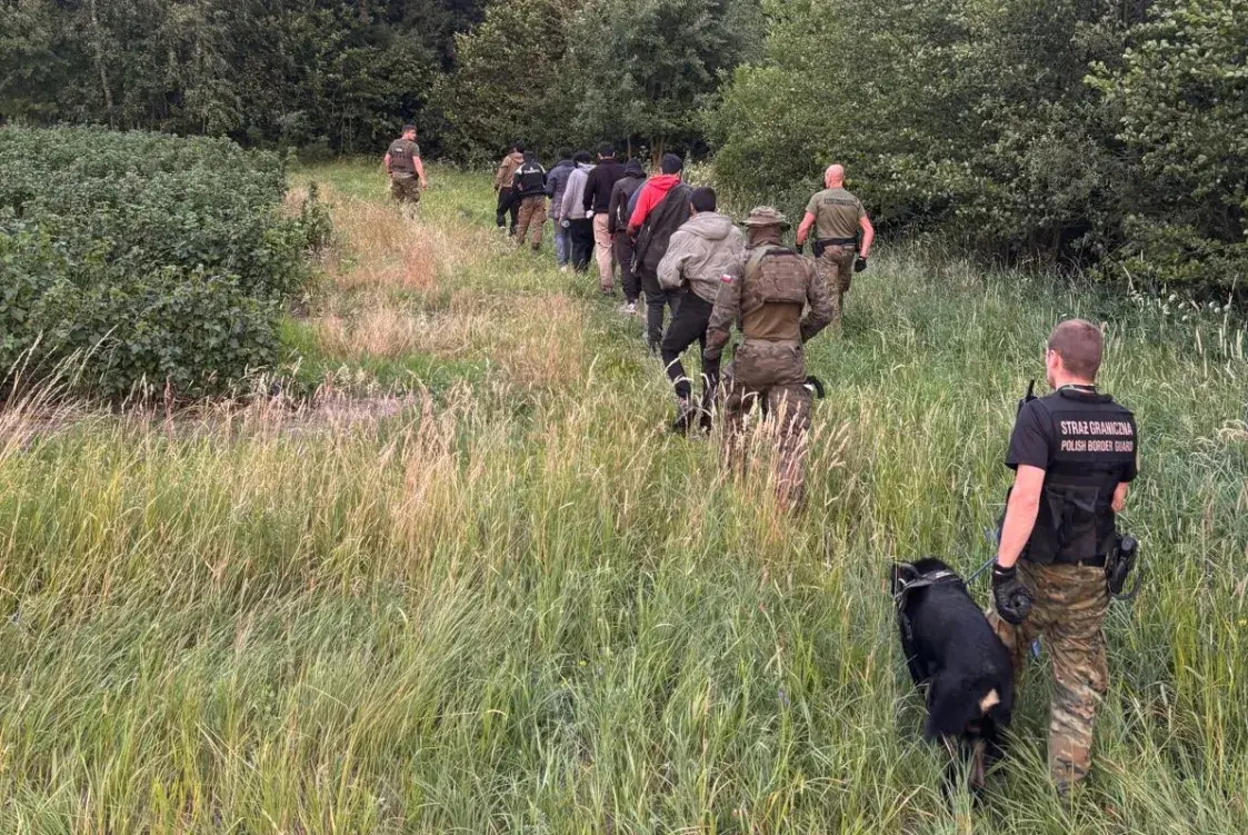 Мігранты кідаліся ў польскіх памежнікаў каламі з цвікамі