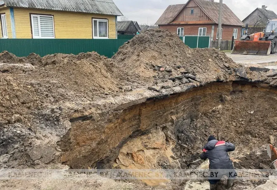 У Камянцы здарылася камунальная аварыя, людзей заклікаюць не панікаваць