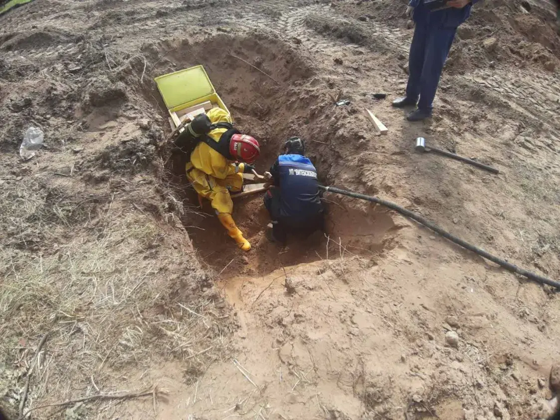 У Віцебску ліквідавалі наступствы прарыву газаправода