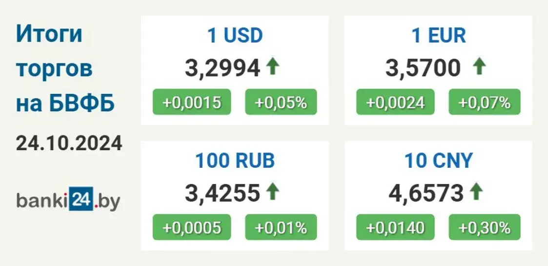 Курс доллара в Беларуси продолжает расти