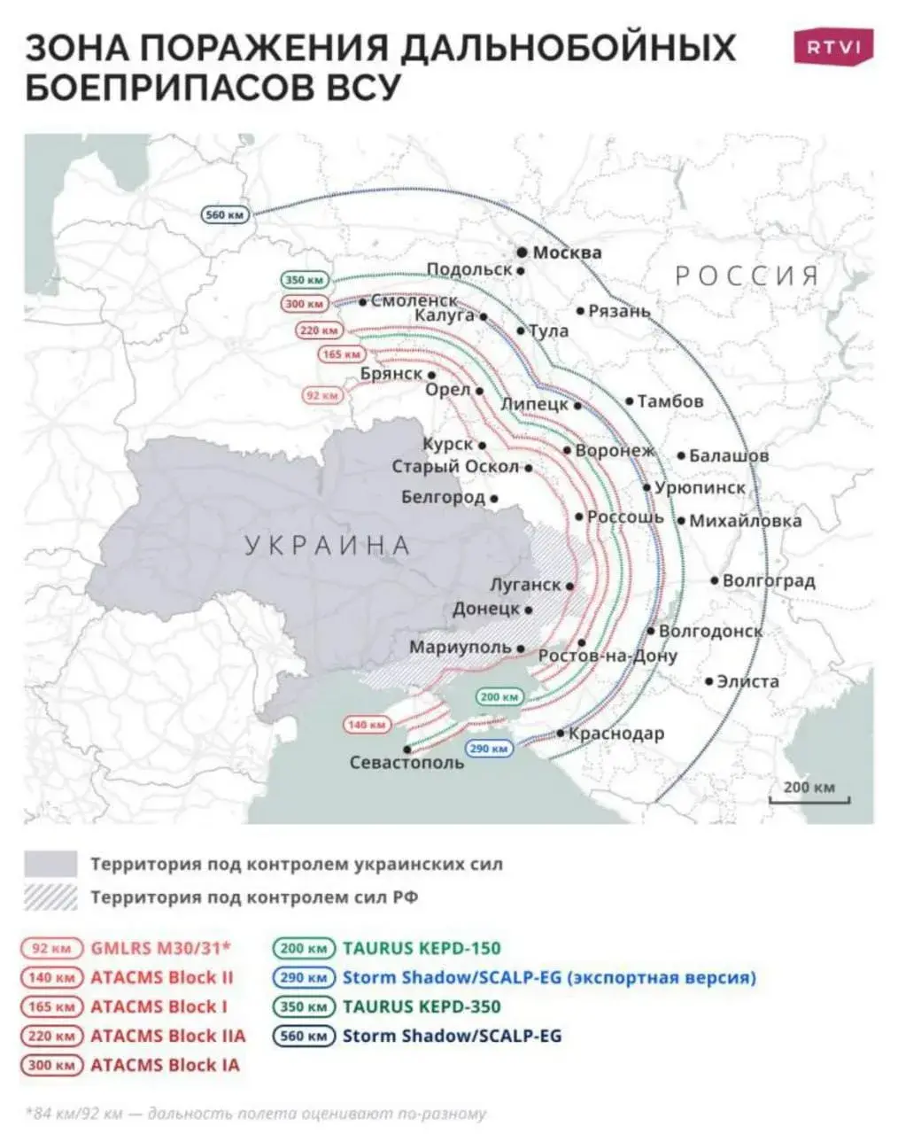 Заходнія саюзнікі дазволілі Украіне наносіць удары ўглыбіню расійскай тэрыторыі