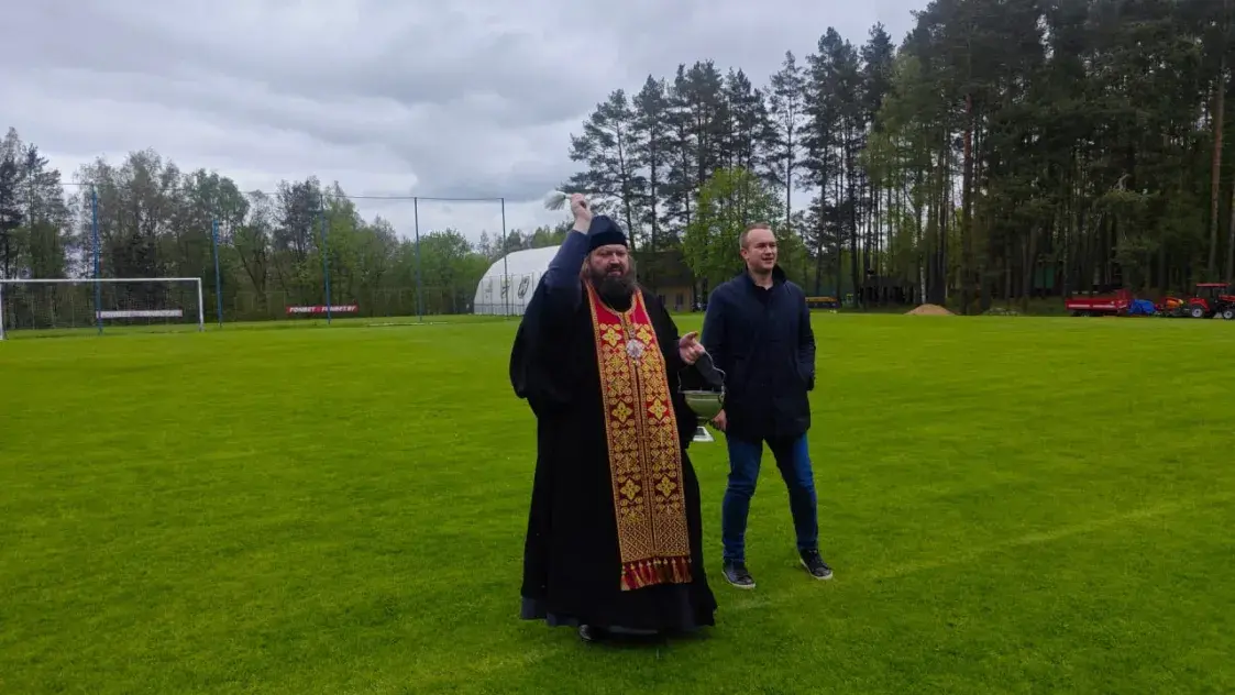 Православные священники освятили Борисов-Арену. Это не помогло, БАТЭ проиграл