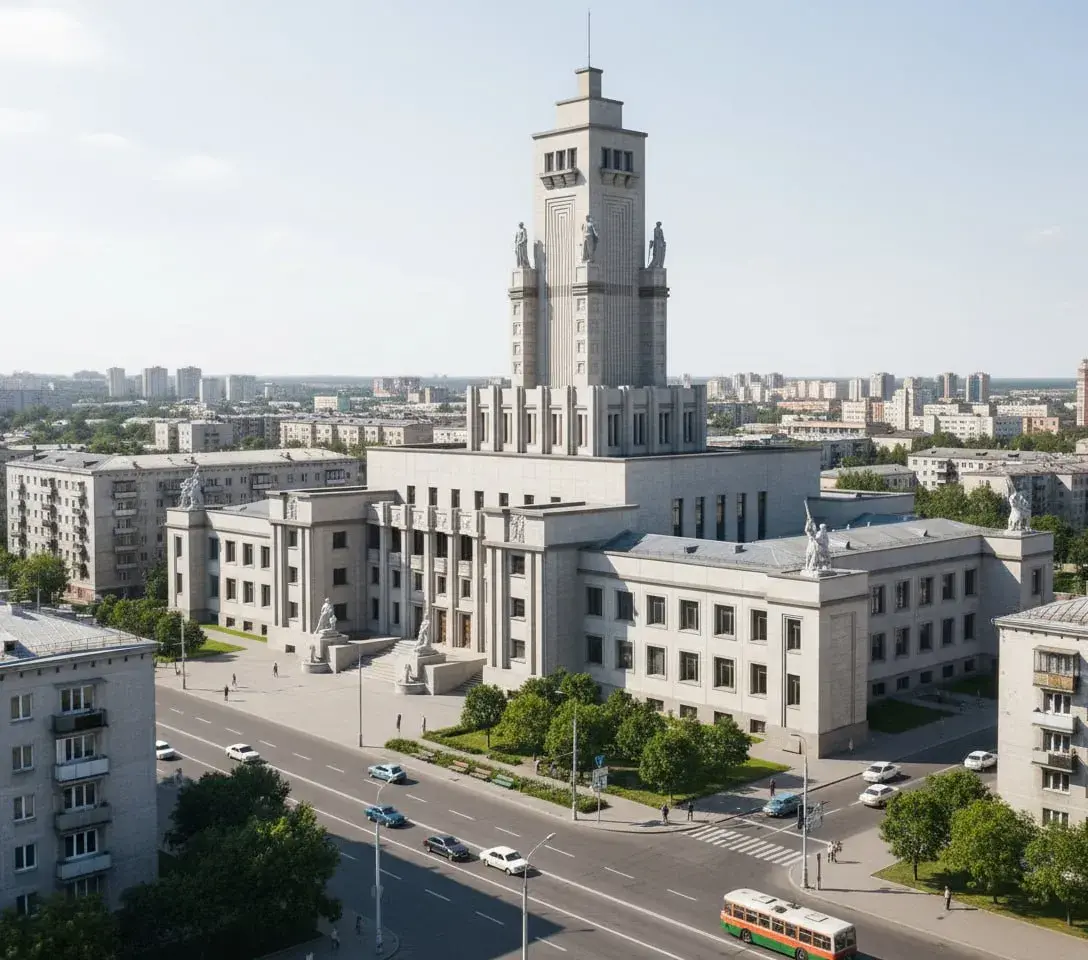 Как выглядел бы Минск, если бы реализовались архитектурные проекты 30-х годов