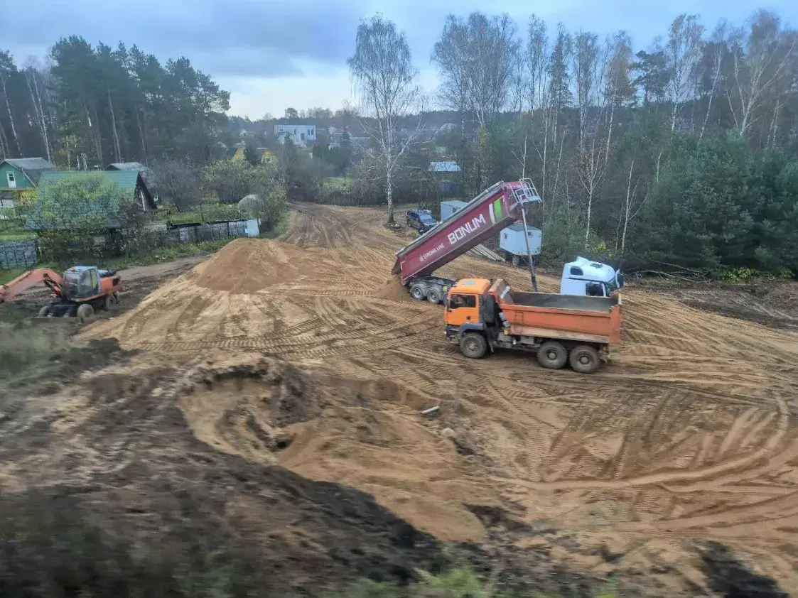 Начались первые работы по строительству железнодорожной ветки в "Минск-2"