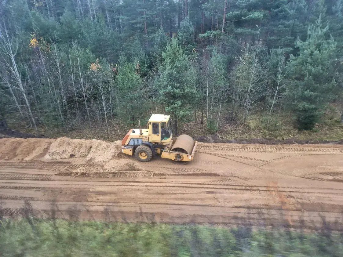 Начались первые работы по строительству железнодорожной ветки в "Минск-2"