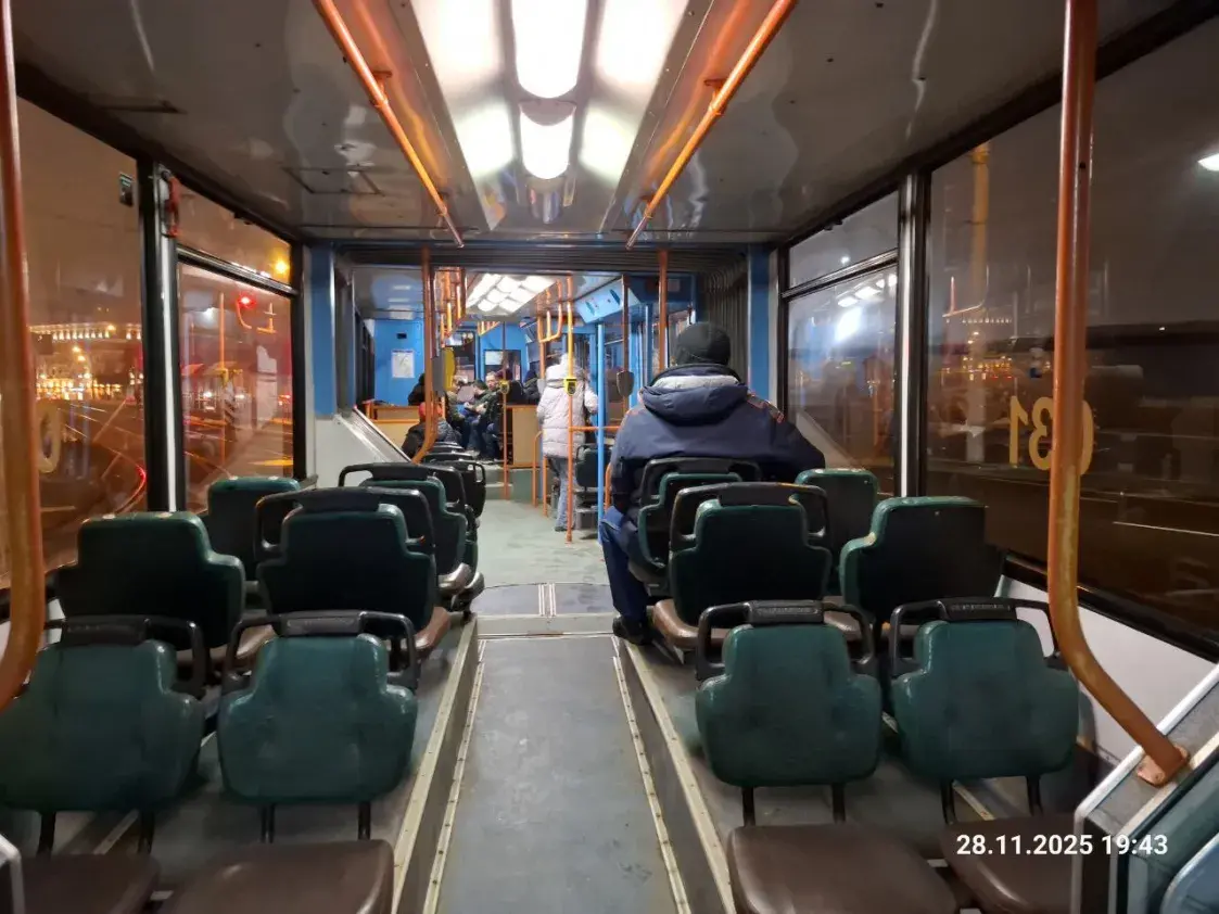 В Минске совершил последний рейс уникальный трамвай