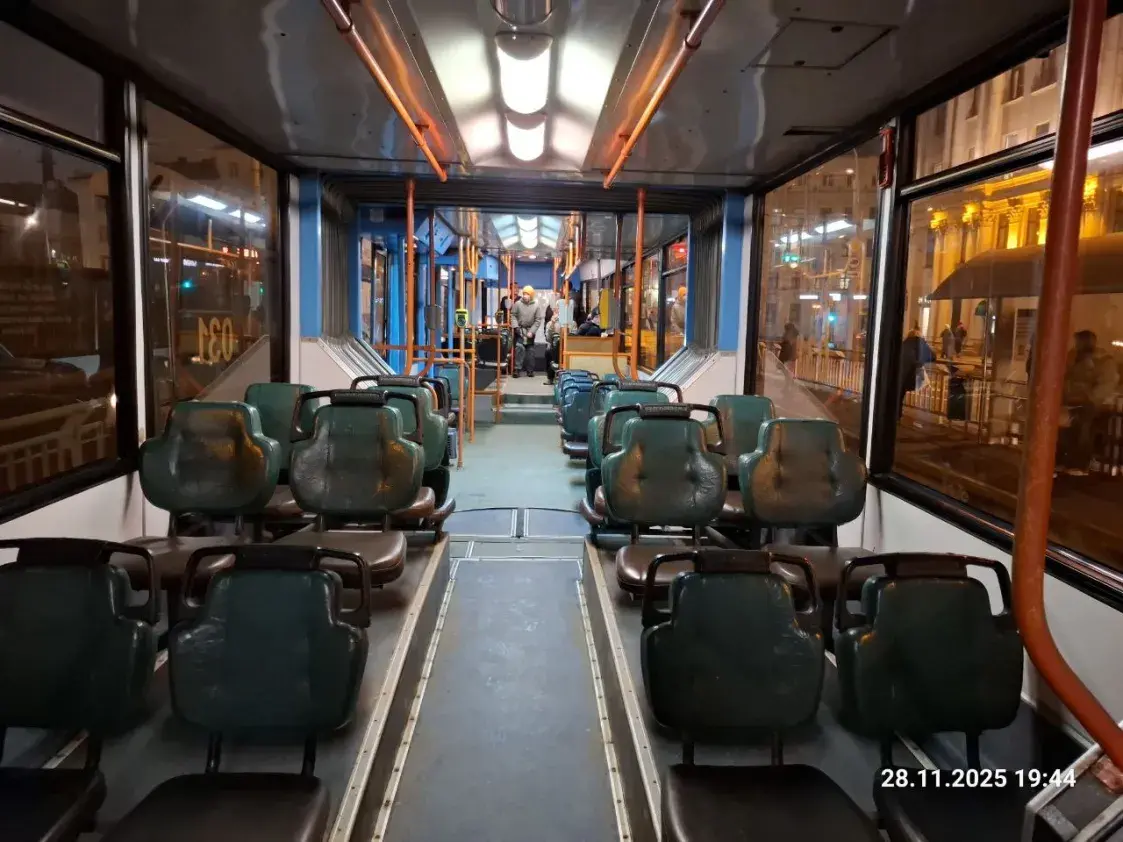 В Минске совершил последний рейс уникальный трамвай