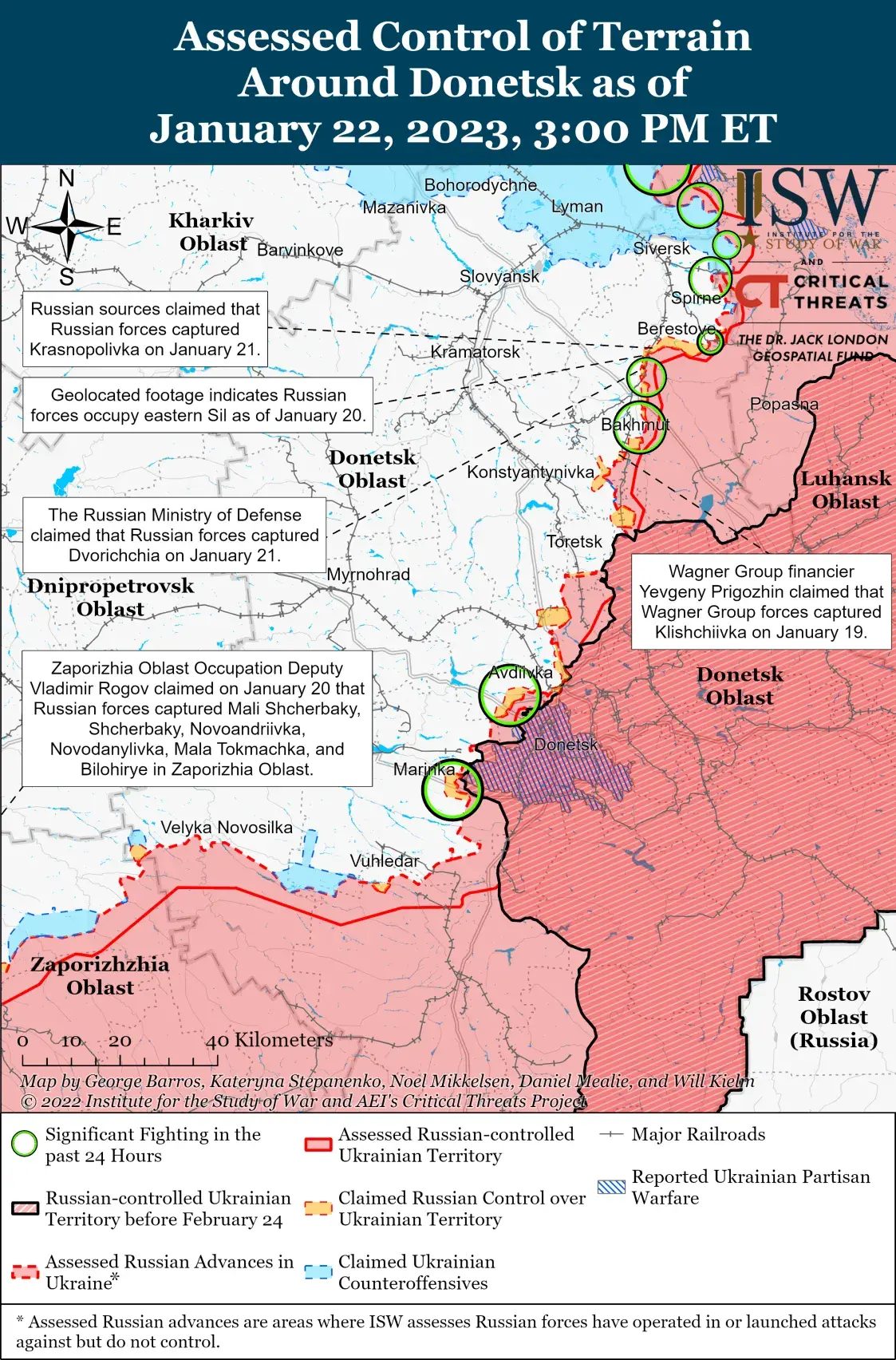 Бои у Бахмута и попытка россиян наступать в Запорожье — 334-е утро войны