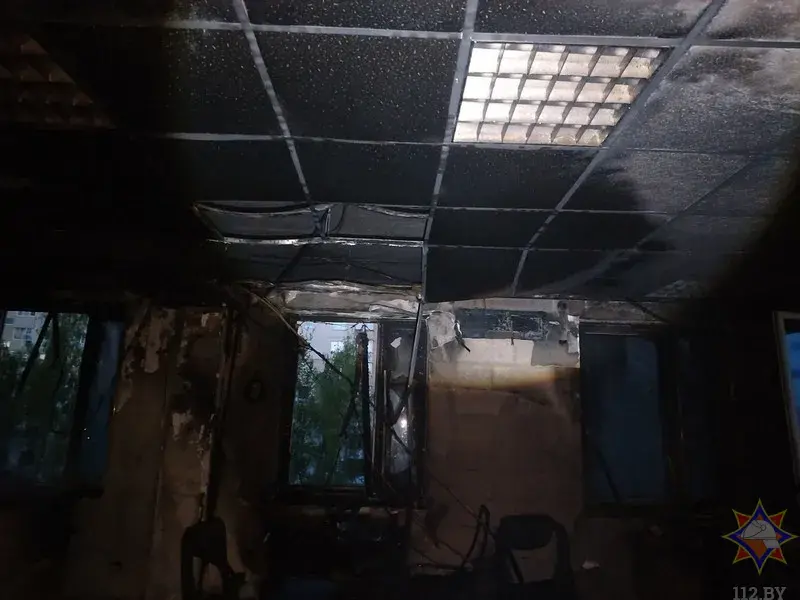 У Віцебску зноў гарэў гандлёвы цэнтр