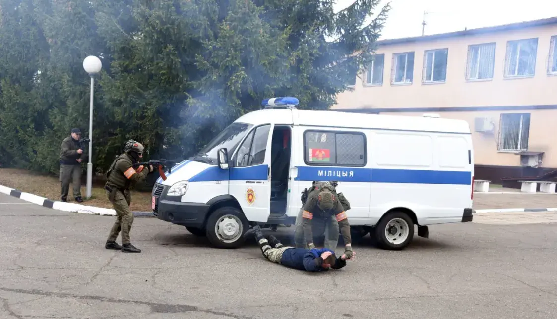 Амапаўцы правялі вучэнні ў жодзінскай турме