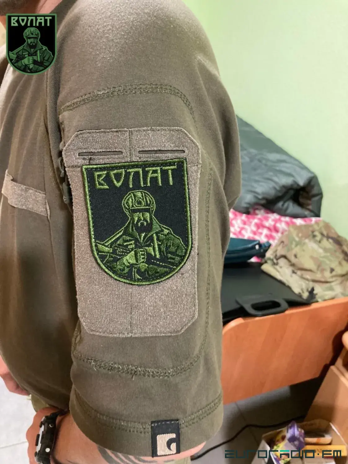 Беларускі батальён "Волат" атрымаў новыя шаўроны