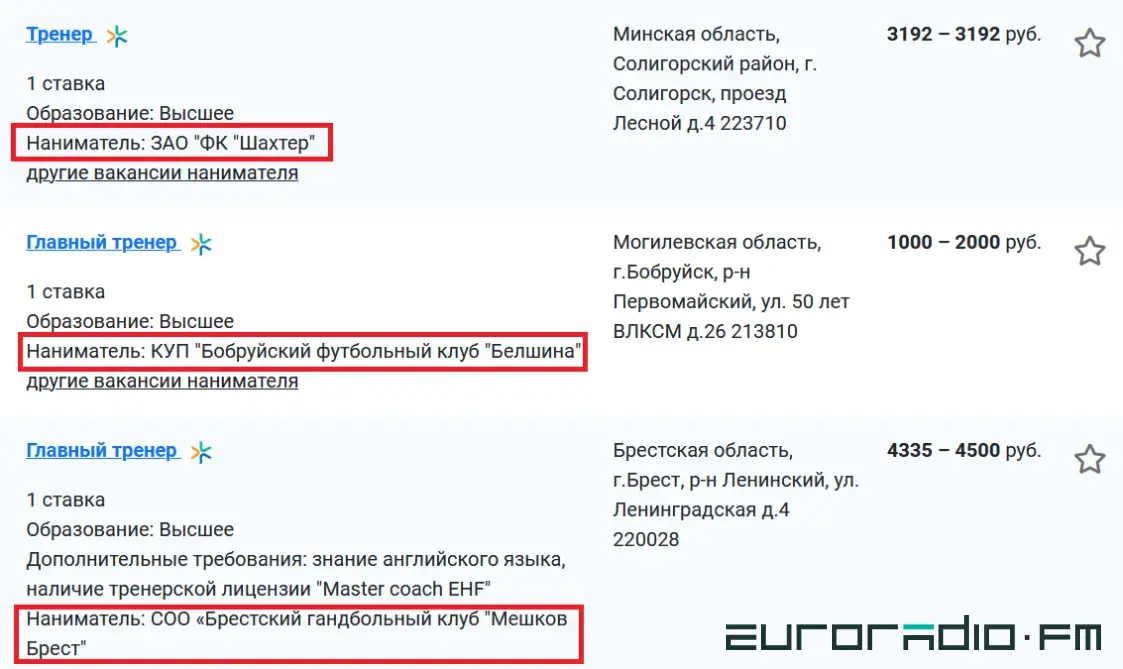 Трудовик за 15 тысяч и тренер ФК “Шахтёр”: кому в Беларуси готовы много платить