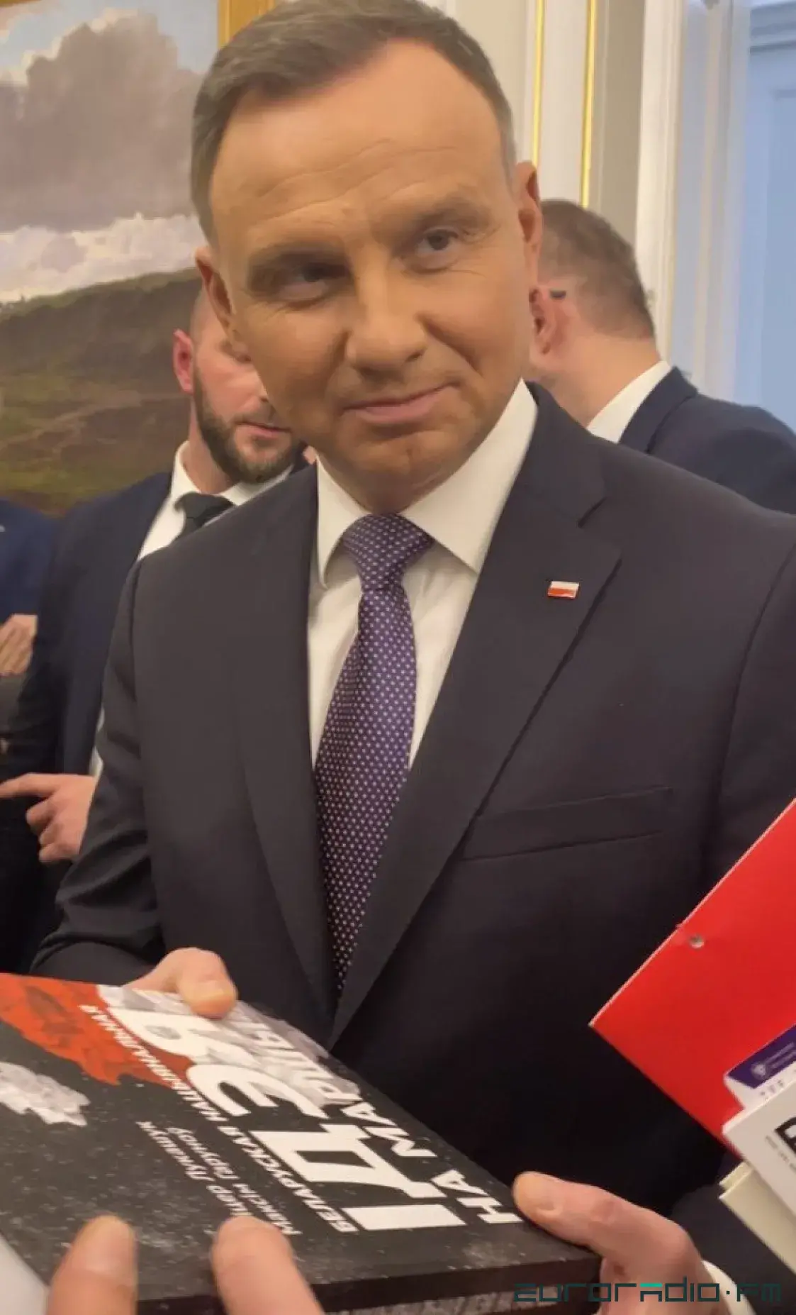 Прэзідэнт Польшчы ў Варшаве сустрэўся з беларусамі