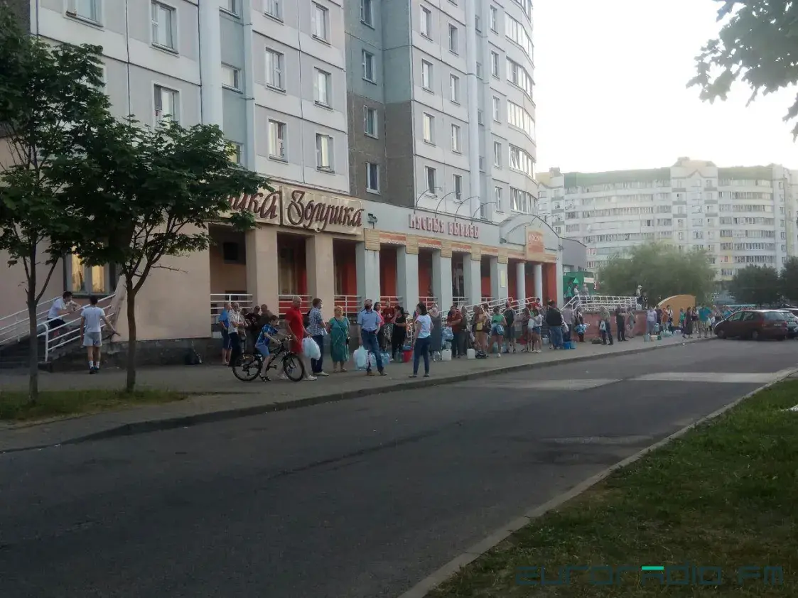 500 тысяч жыхароў Мінска засталіся без пітной вады