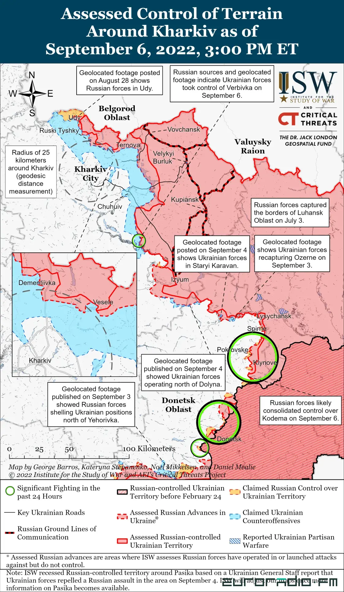 Успешная контратака ВСУ у Балаклеи и вероятная потеря Кодемы — 196-е утро войны 