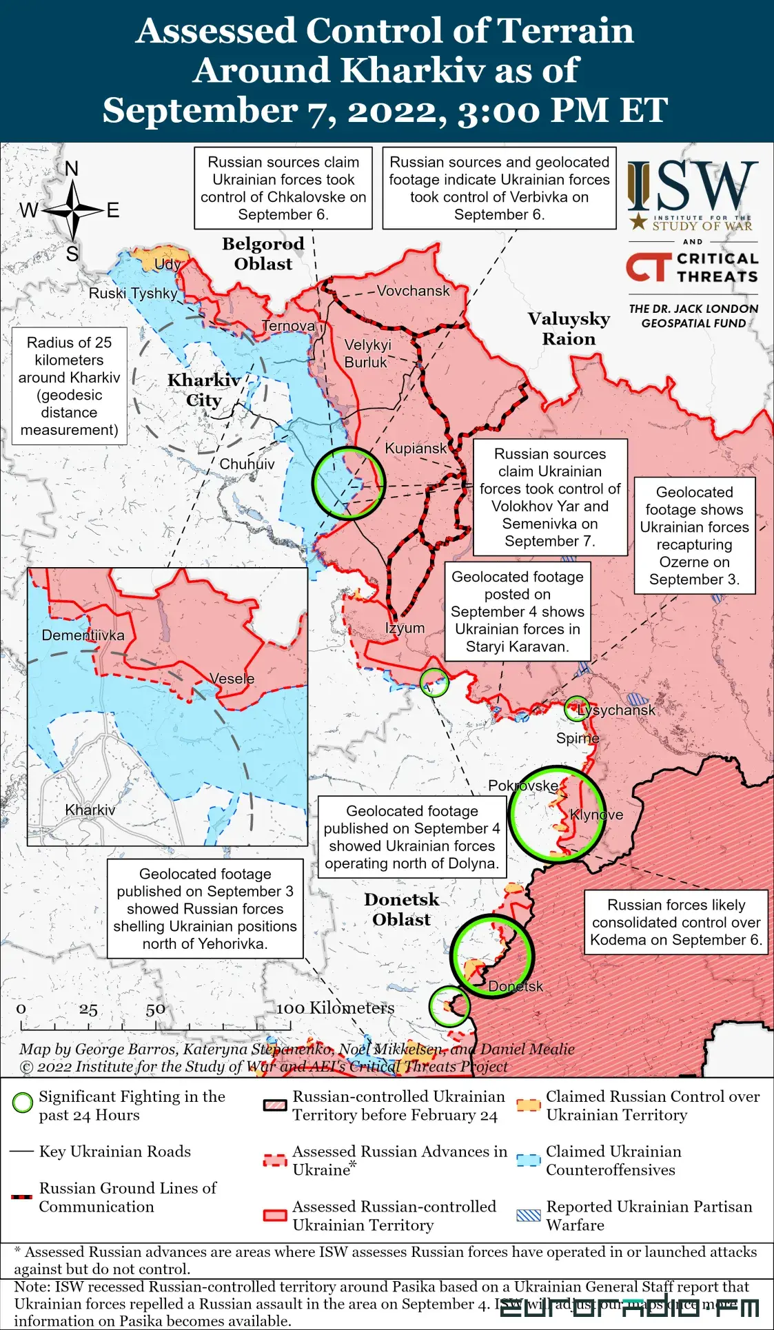 Зеленский подтвердил успехи ВСУ в Харьковской области — 197-е утро войны 