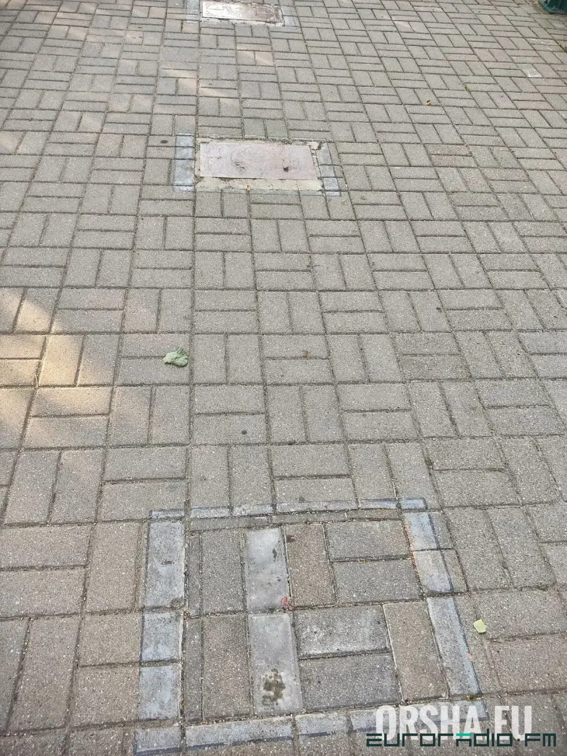 В Орше на аллее городов-побратимов демонтировали плиту с украинскими Черкассами