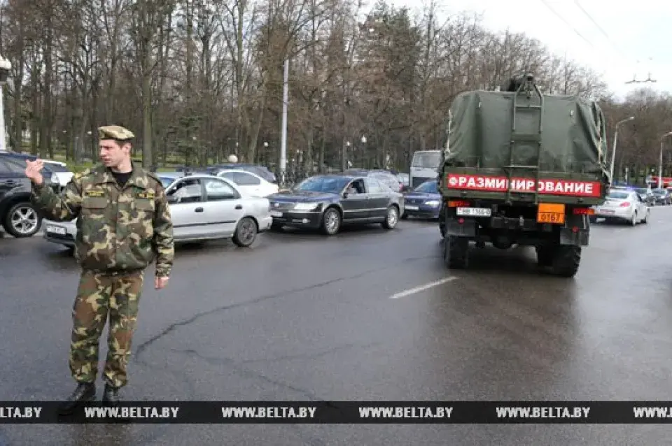 Знойдзеную ў цэнтры Мінска авіябомбу ўзарвуць на барысаўскім палігоне (фота)
