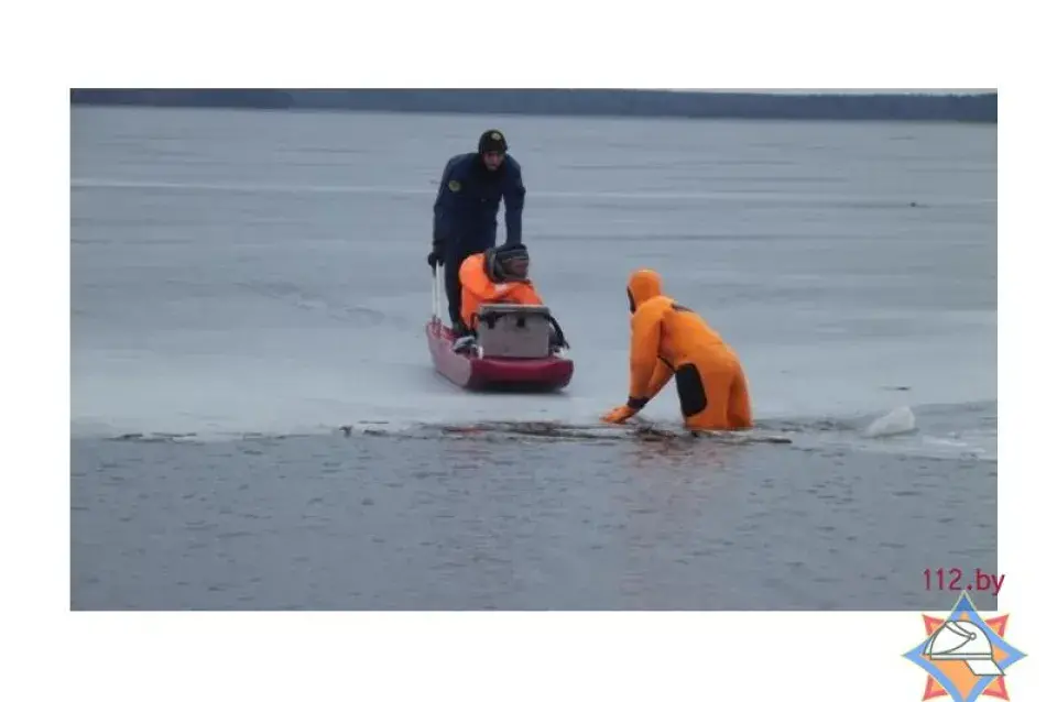 У Мінскім раёне выратавалі 5 рыбакоў (фота)
