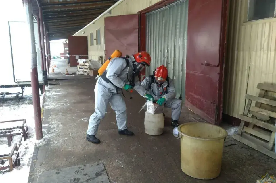 У Мінску работнік лагістычнай кампаніі атрымаў таксічнае атручванне