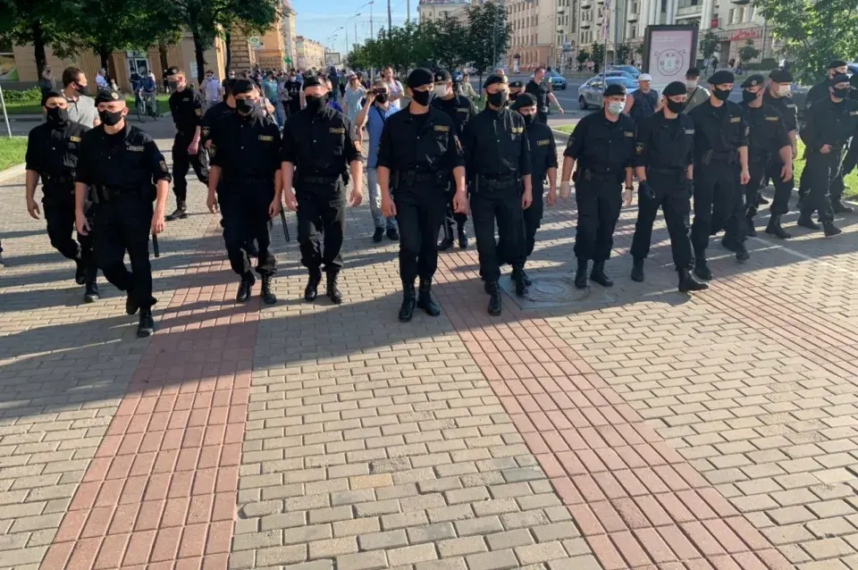 У Мінску прайшлі затрыманні