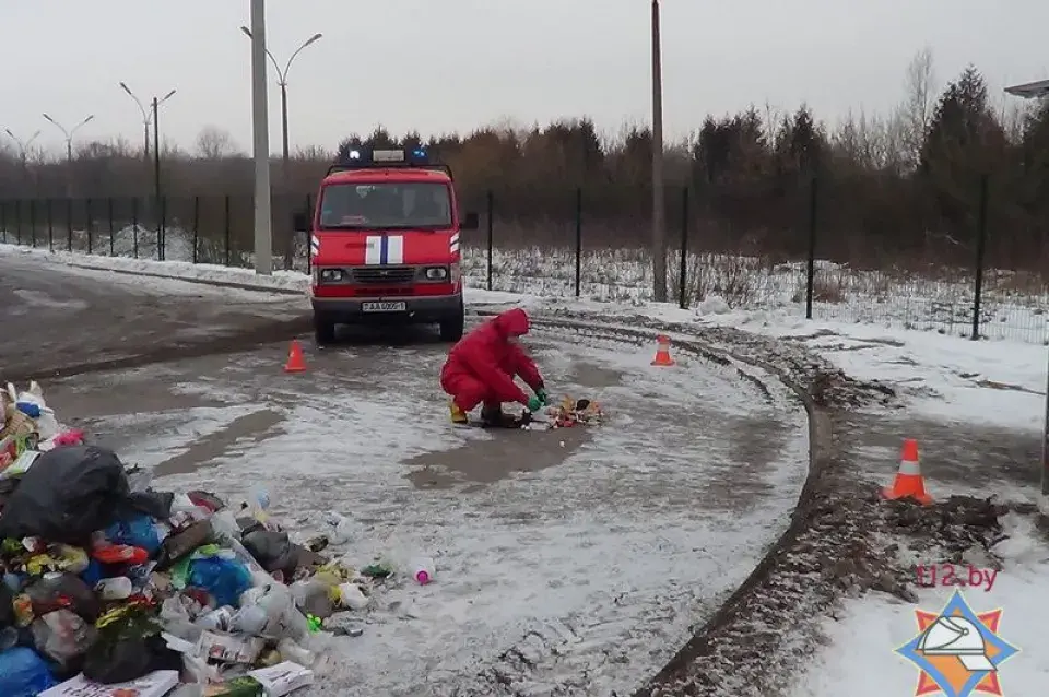 У Брэсце знайшлі радыеактыўны аднаразовы падгузнік (фота)  