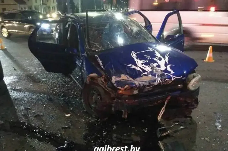 У ДТЗ у Брэсце пацярпела двухгадовае дзіця