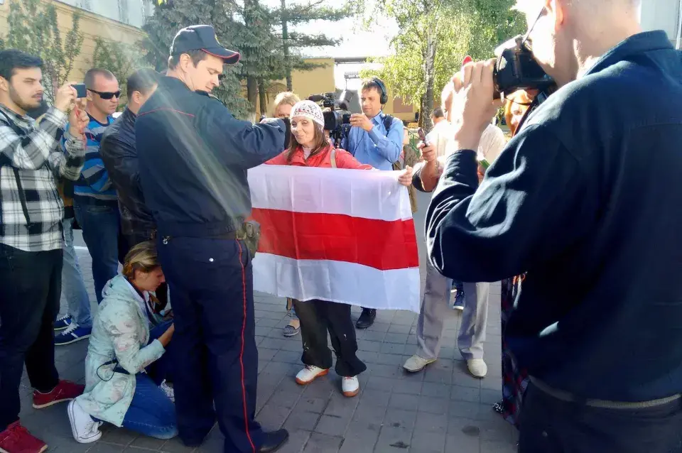 У Мінску патрабавалі свабоду для Эдуарда Пальчыса ("Джона Сільвера")