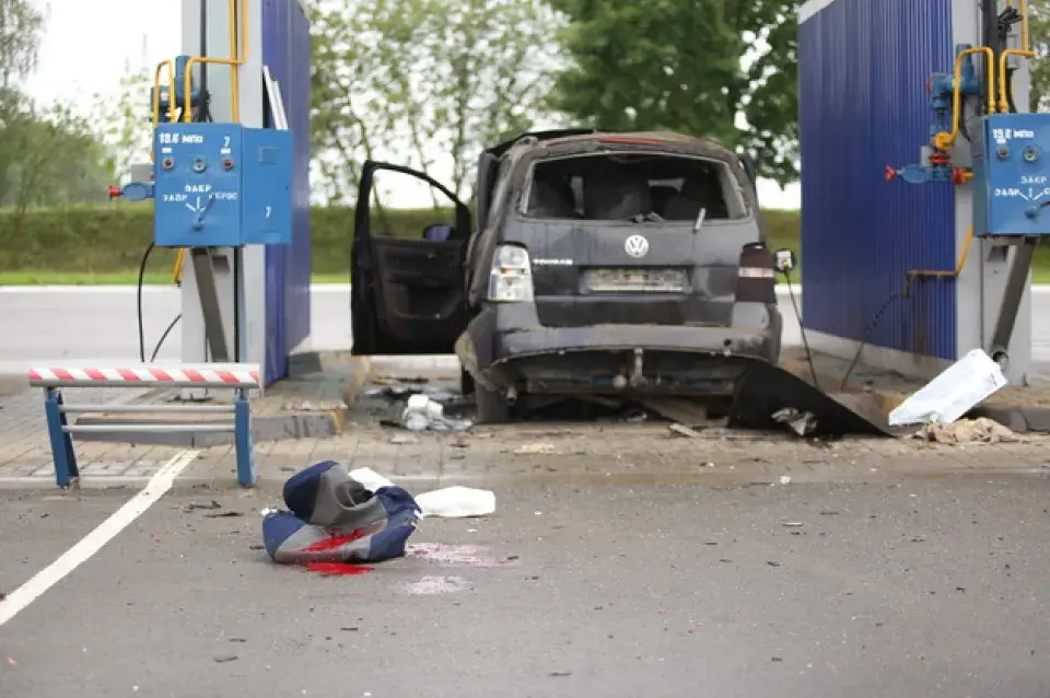 Следчы камітэт пракаментаваў выбух на запраўцы ў Баранавічах