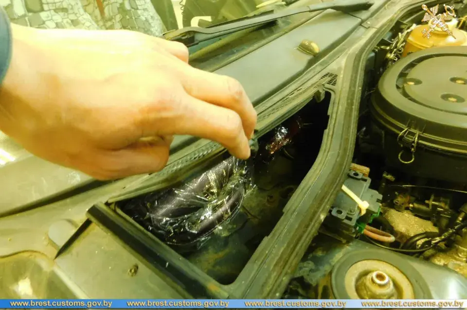 Беларуска схавала ў “Рэно” 24 сумкі, якія купіла ў Польшчы (фота, відэа)