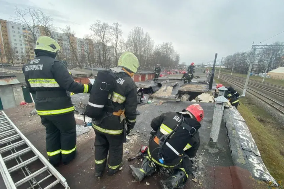У мінскіх гаражах на вуліцы Лынькова адбыўся выбух