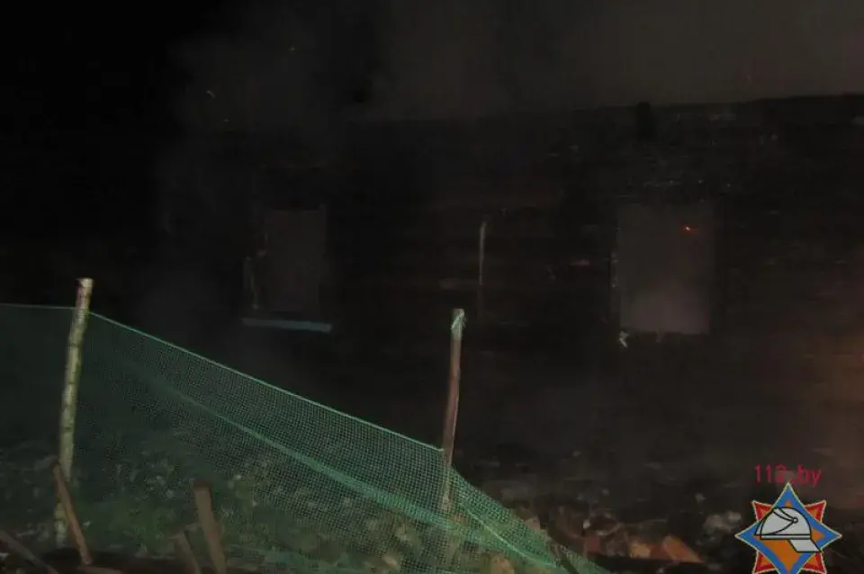 У Гродзенскім раёне падчас адзначэння дня нараджэння згарэў хутар (фота)