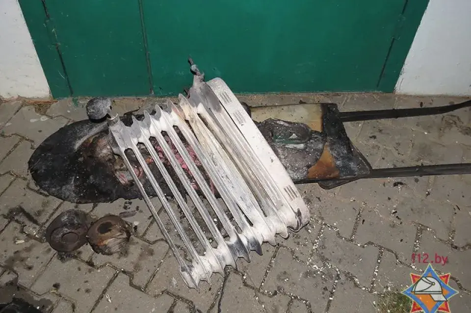 У Мінску трое дзяцей ратаваліся ад пажару і скокнулі з акна другога паверха