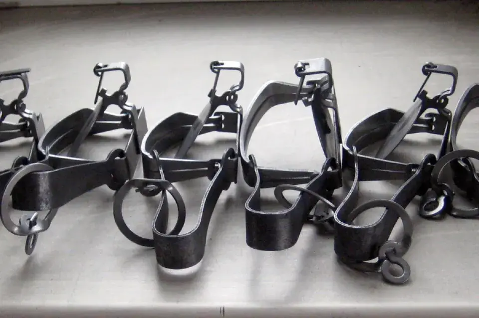 Украінец ехаў у Беларусь са 167 металічнымі капканамі (фота)