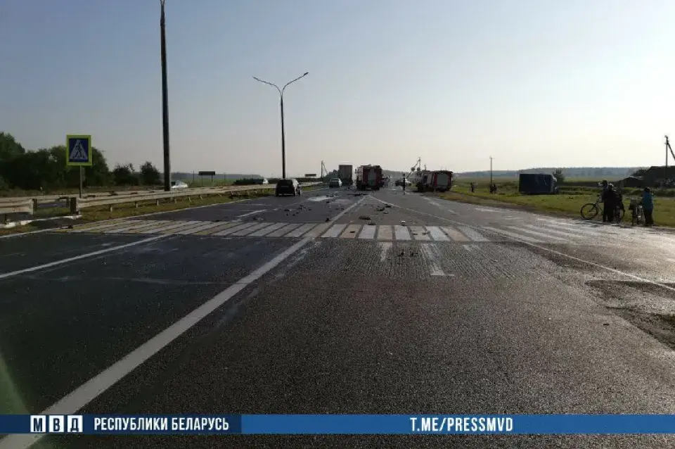 Пад Брэстам у ДТЗ загінуў кіроўца грузавіка