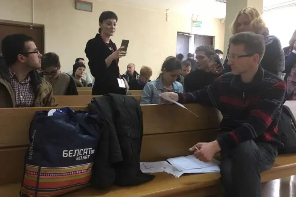 Фота: Ідзе суд над палітыкам Алесем Лагвінцом