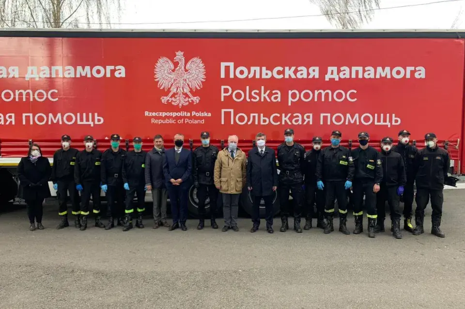 У Беларусь прыбыла гуманітарная дапамога з Польшчы
