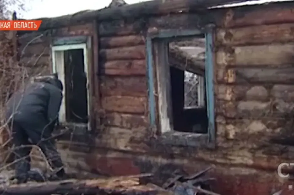 З’явіліся здымкі з месца пажару ў Барысаўскім раёне, дзе загінулі 5 мужчын