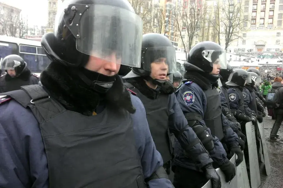 "Даспехі" паліцыі на мітынгах у Малдове, Украіне, Арменіі і Беларусі