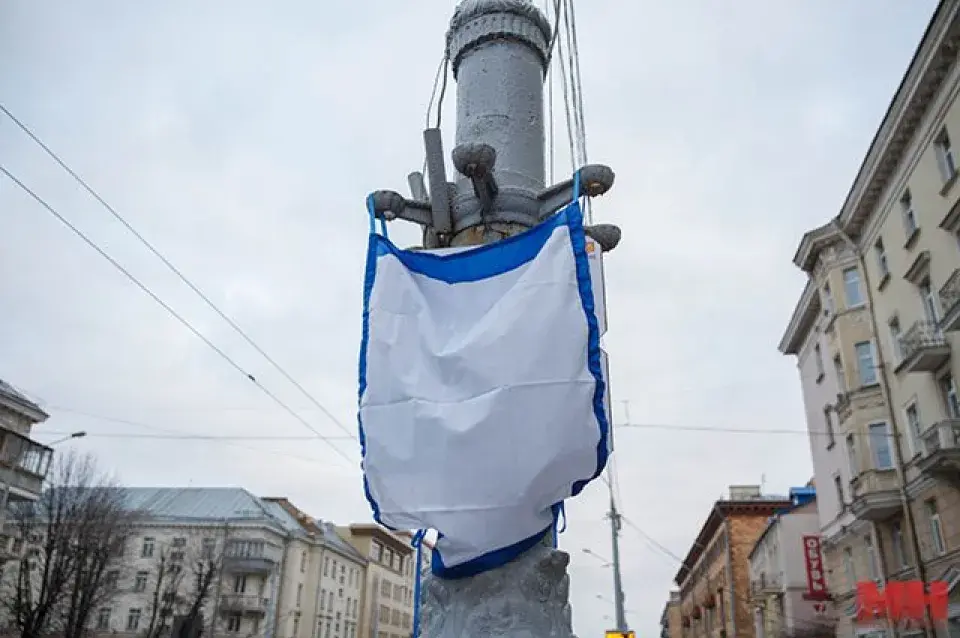 У Мінску прыпынак “Вул. Маскоўская” перайменаваны ў “Акадэмію кіравання” (фота)