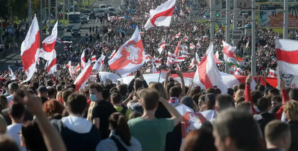 Пратэсты ў Мінску, 2020 год / EPA