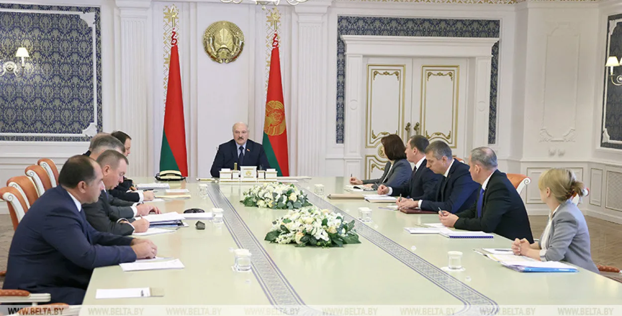 Участники совещания 7 октября 2021-го / БЕЛТА