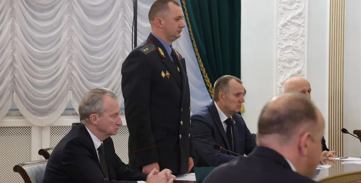 Иван Кубраков на совещании у Александра Лукашенко / БЕЛТА